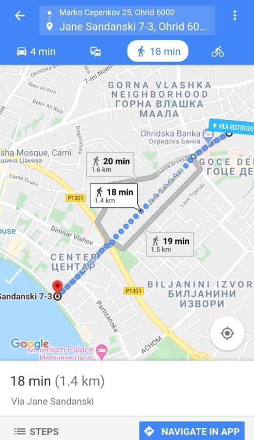Villa Ristovski Охрид Екстериор снимка